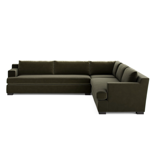 Crispin 3 Piece Sectional - Surrey Olive