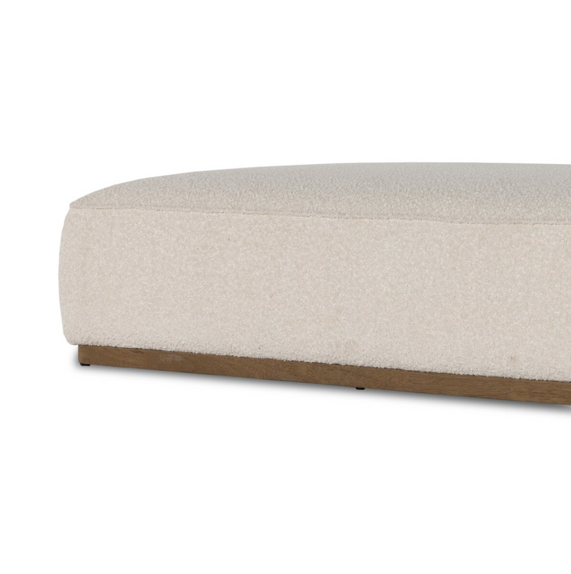 Sinclair Cocktail Ottoman - Knoll Natural