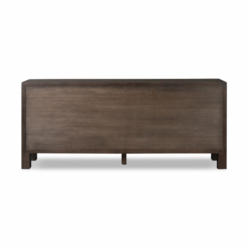 Noeline 6-Drawer Dresser - Smoked Black Oak