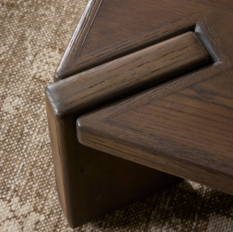 Ersa Coffee Table - Tobacco Oak