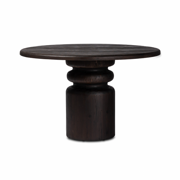 Kerrville Round Dining Table - Burnt Pine