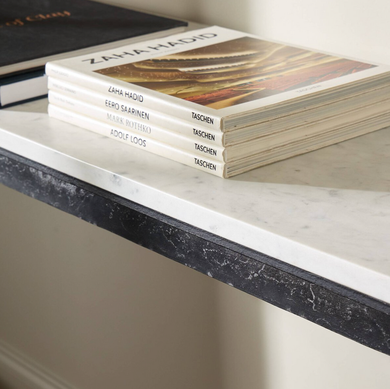 Hammered Iron Console Table