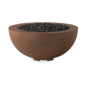 Bronson Outdoor Fire Table - Clay Concrete