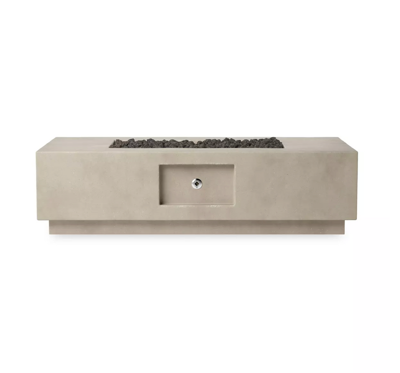 Kenton Outdoor Fire Table - Natural Concrete