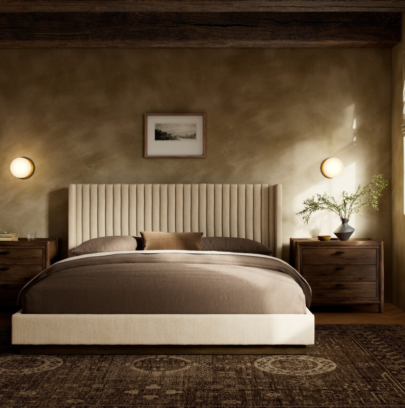 Montgomery Bed - Thames Cream