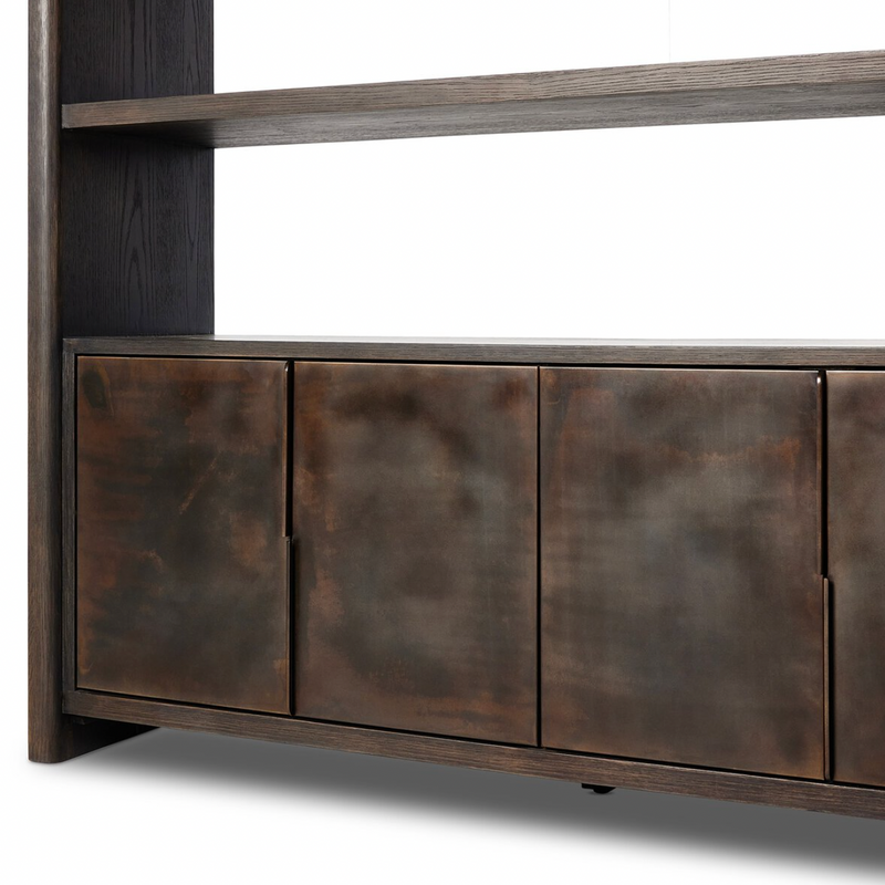 Arlington Bookcase - Espresso Oak Veneer