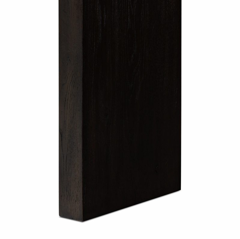 Matthes Console Table - Smoked Black Oak
