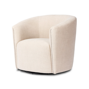 Salena Swivel Chair - Broadway Dune