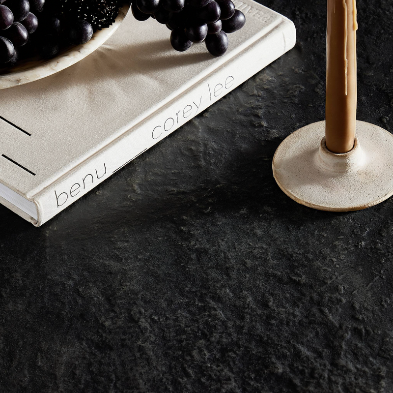Bonnie Dining Table - Textured Black Concrete