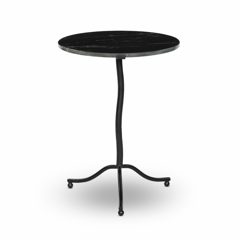 Sophie End Table - Black Marble