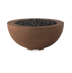 Bronson Outdoor Fire Table - Clay Concrete