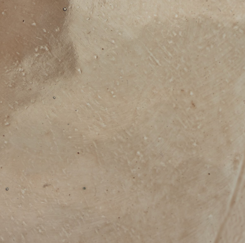 Viola Accent Table - Smoked Brown Cast Glass