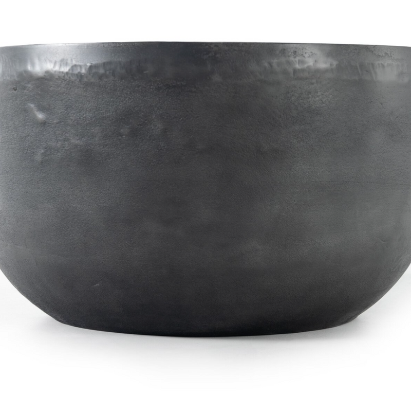 Basil Outdoor End Table - Aged Grey