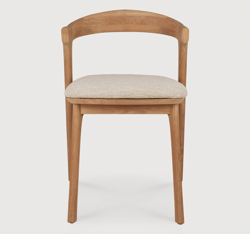 Bok Outdoor Dining Chair with Cushion - Natural