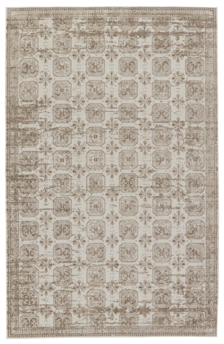 Nadine Tan and Beige Area Rug