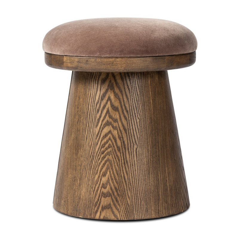 Bea Accent Stool - Monte Mushroom