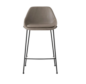 Nixon Stool - Grey Synthetic Leather
