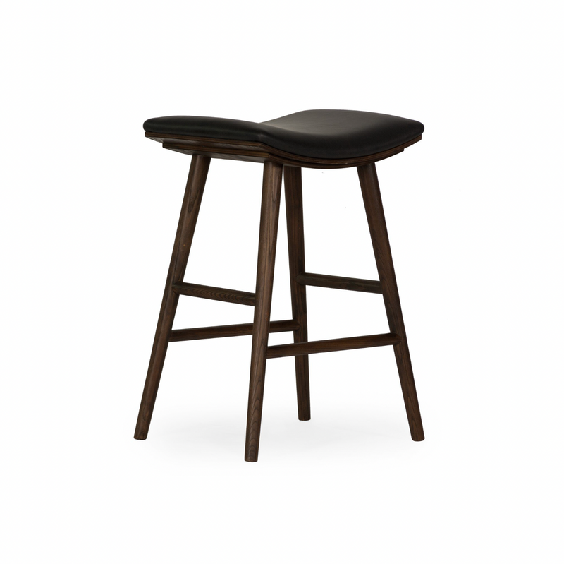 Union Stool - Distressed Black