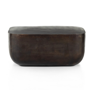 Basil Square Outdoor Coffee Table - Antique Rust