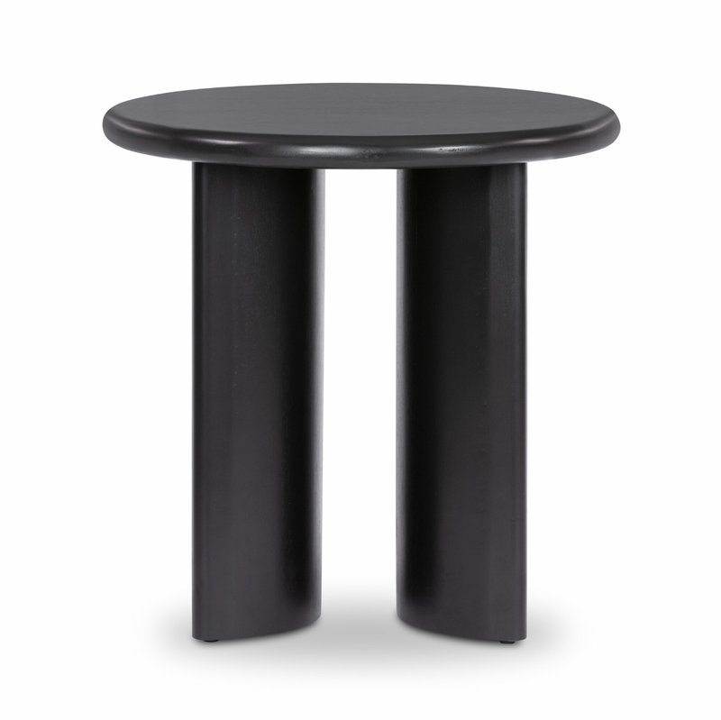 Paden End Table - Aged Black Acacia