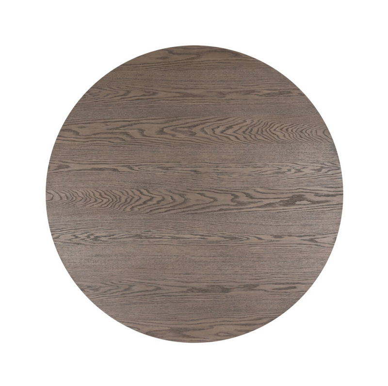 Ernest Round Dining Table - Shale Grey Oak Veneer