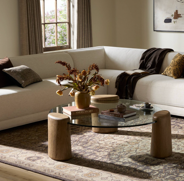 Juno Coffee Table - Tempered Glass