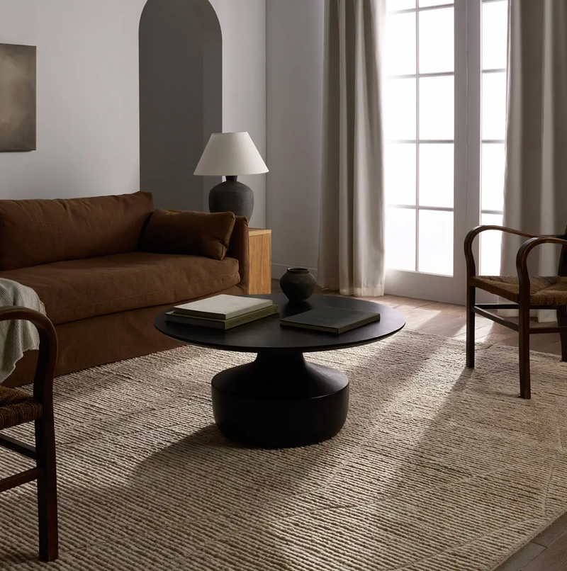 Mohan Crystal and Cobblestone Area Rug