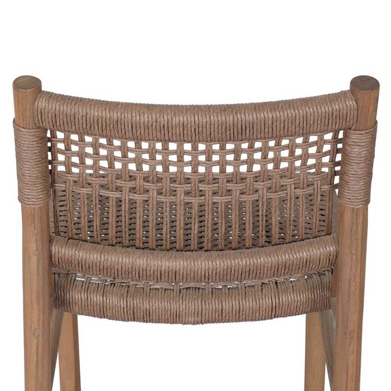Ashe Outdoor Dining Chair - Tanned Weave