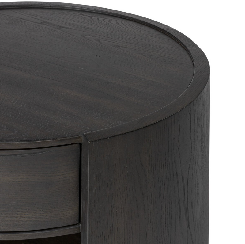 Bode Nightstand - Smoked Black Veneer
