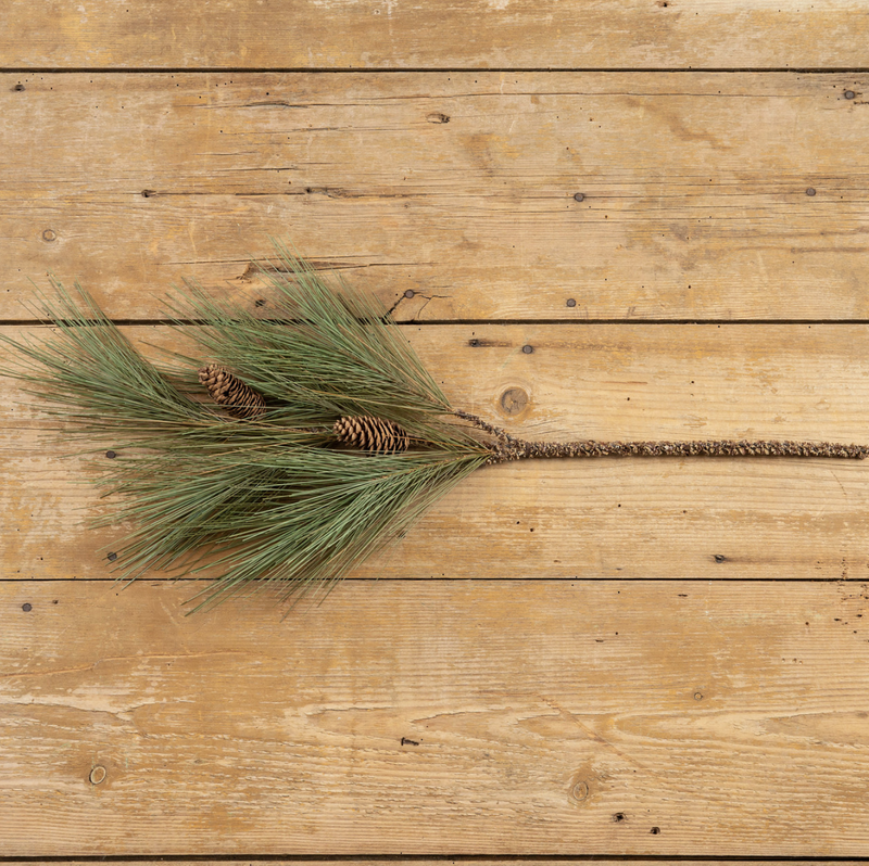 29" River Pine Spray with Cones