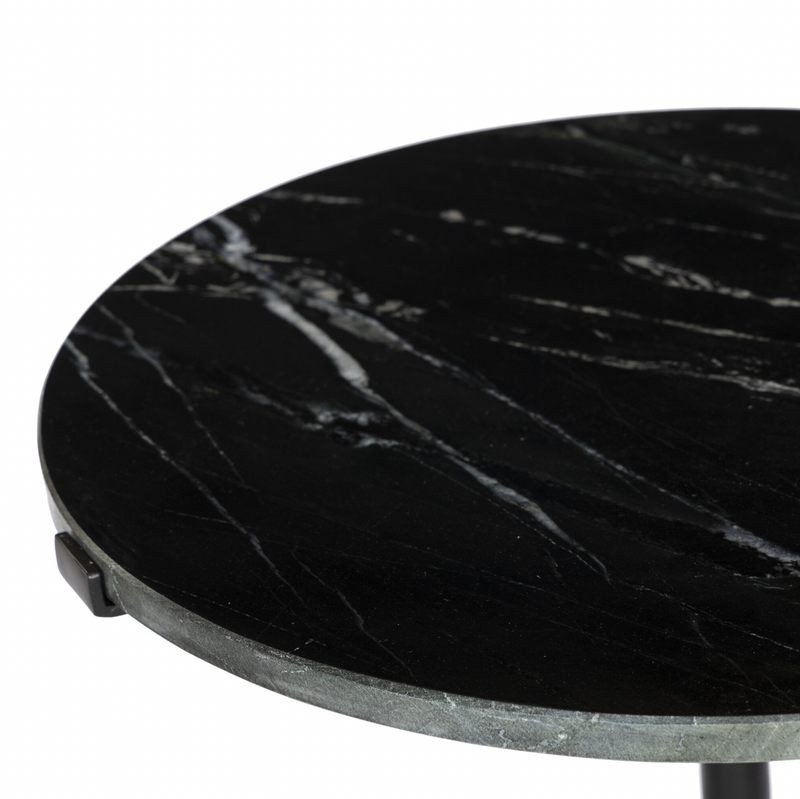 Sophie End Table - Black Marble