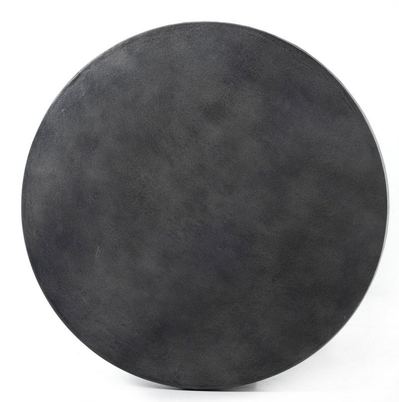 Basil Outdoor End Table - Aged Grey