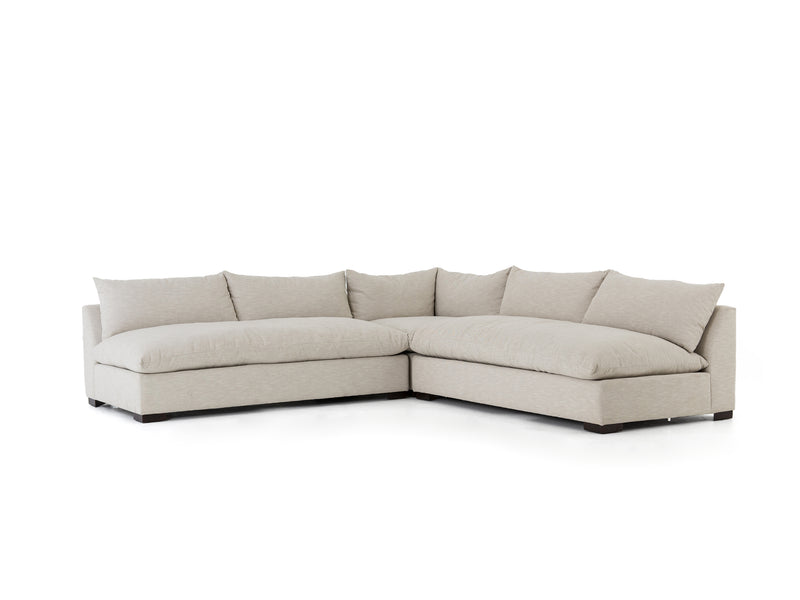 Grant 3 Piece Sectional - Oatmeal