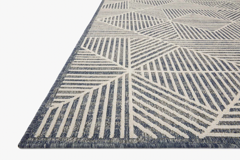 Rainier Denim and Ivory Area Rug