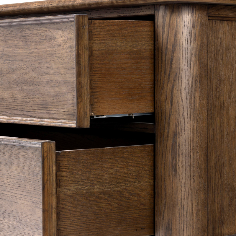 Russ Nightstand - Aged Oak