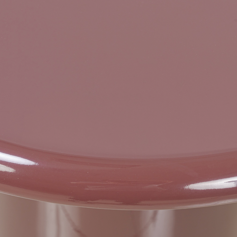 Bossa End Table - Plum Lacquer