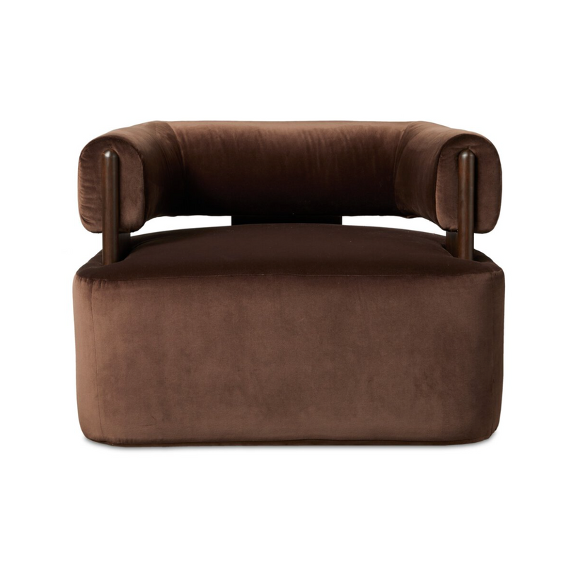 Ward Swivel Chair - Surrey Cocoa