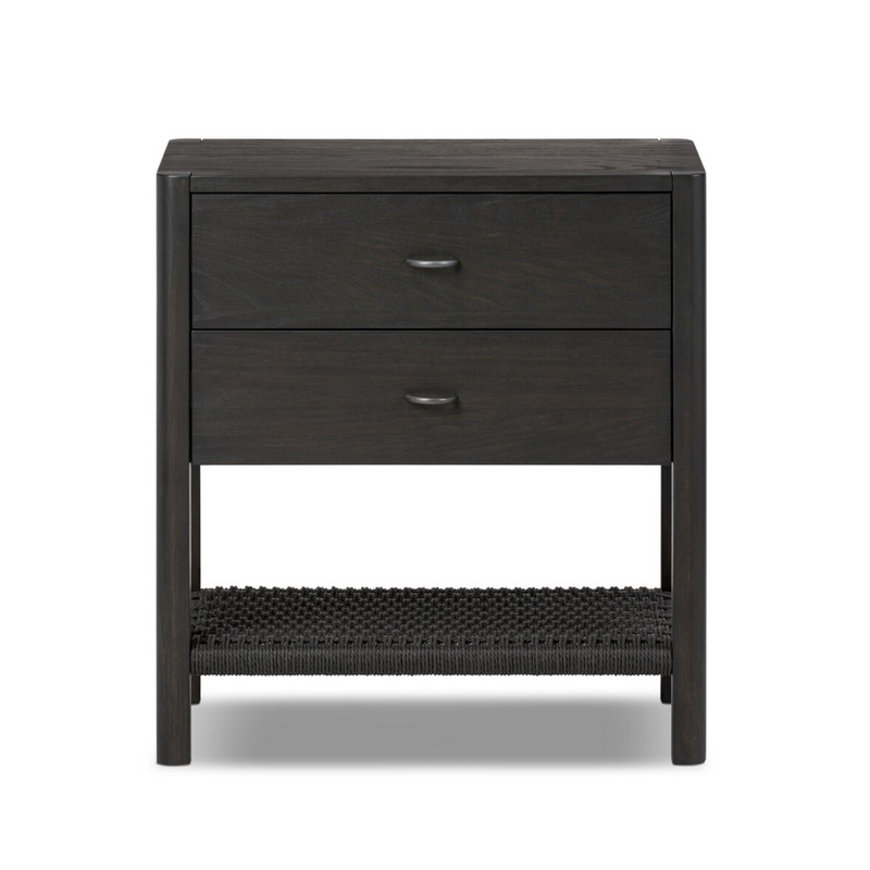 Zuma Nightstand - Smoked Black Ash Veneer