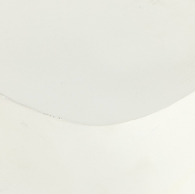 Basil Outdoor Square Drink Table - Matte White