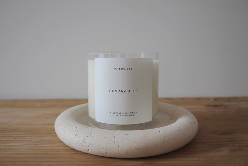 The Colette Tray- Travertine