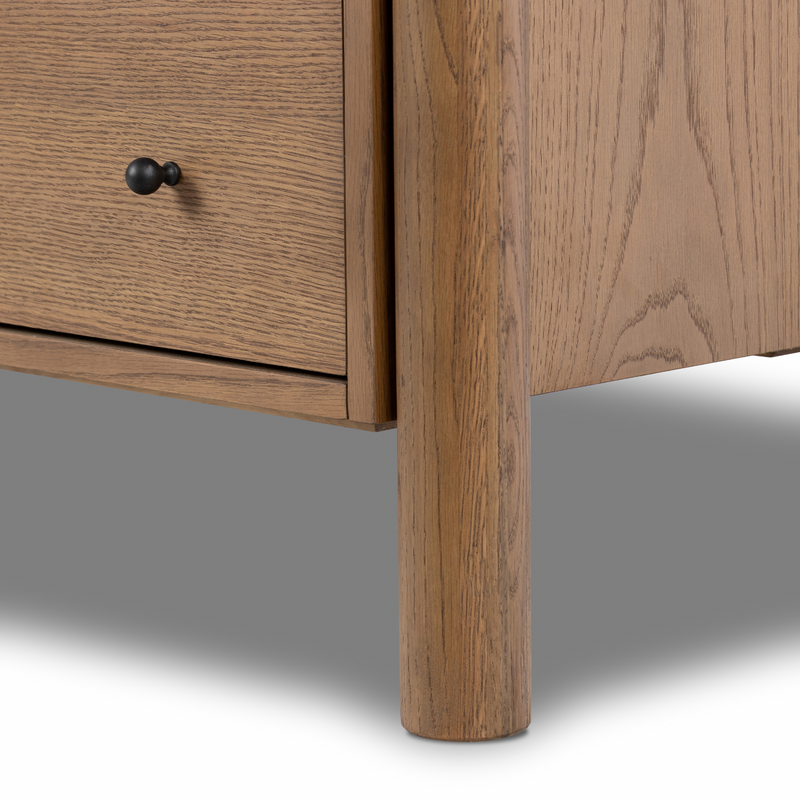 Roark 6 Drawer Dresser - Amber Oak