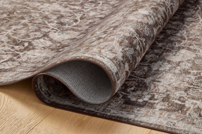 Amber Lewis x Loloi Josie Earth and Natural Machine Washable Area Rug