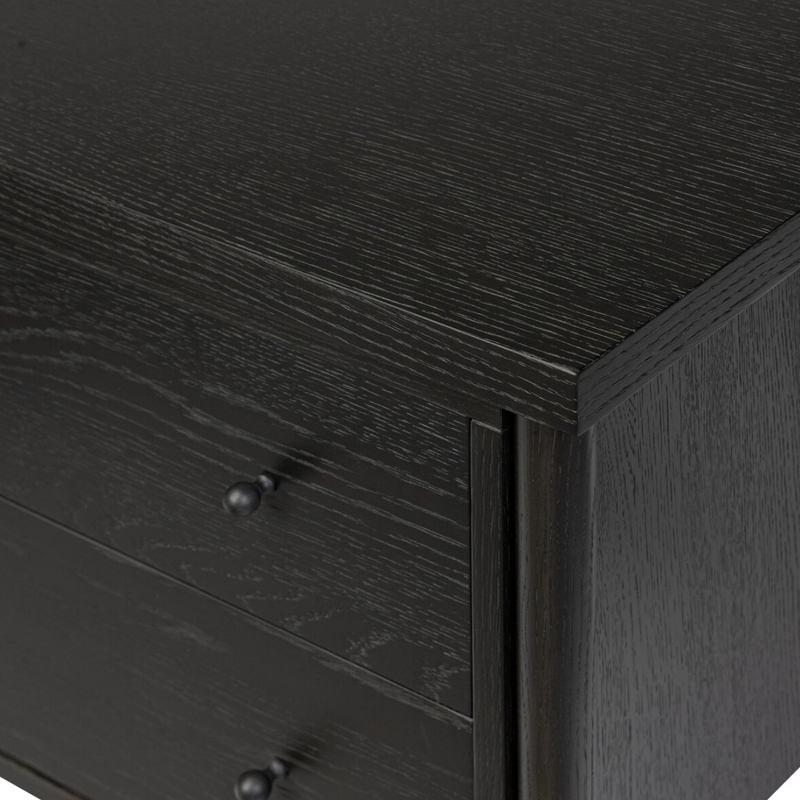 Roark Nightstand - Ebony Oak Veneer