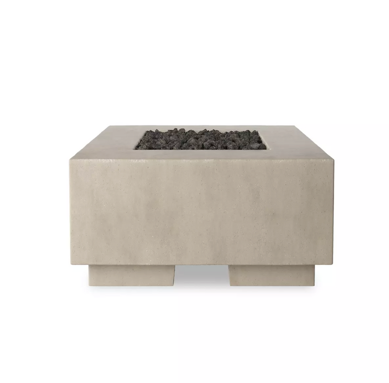 Kenton Outdoor Fire Table - Natural Concrete