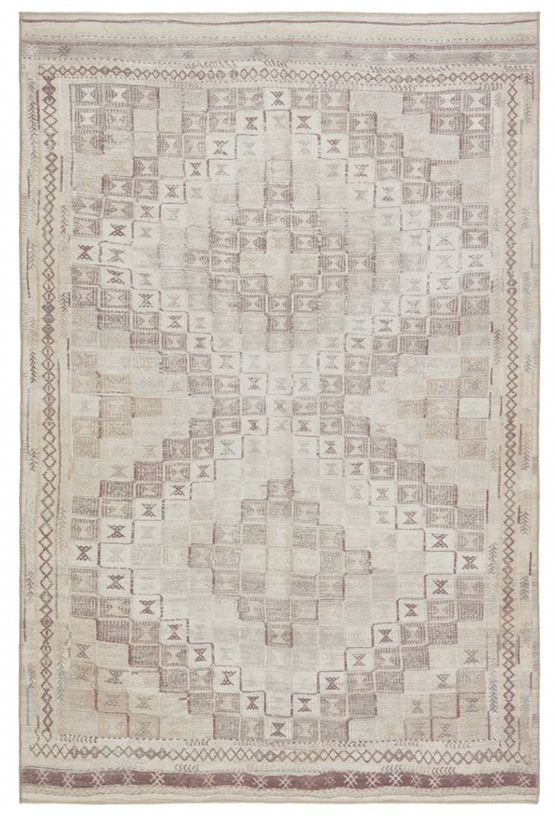 Harman Wine and Fog Area Rug