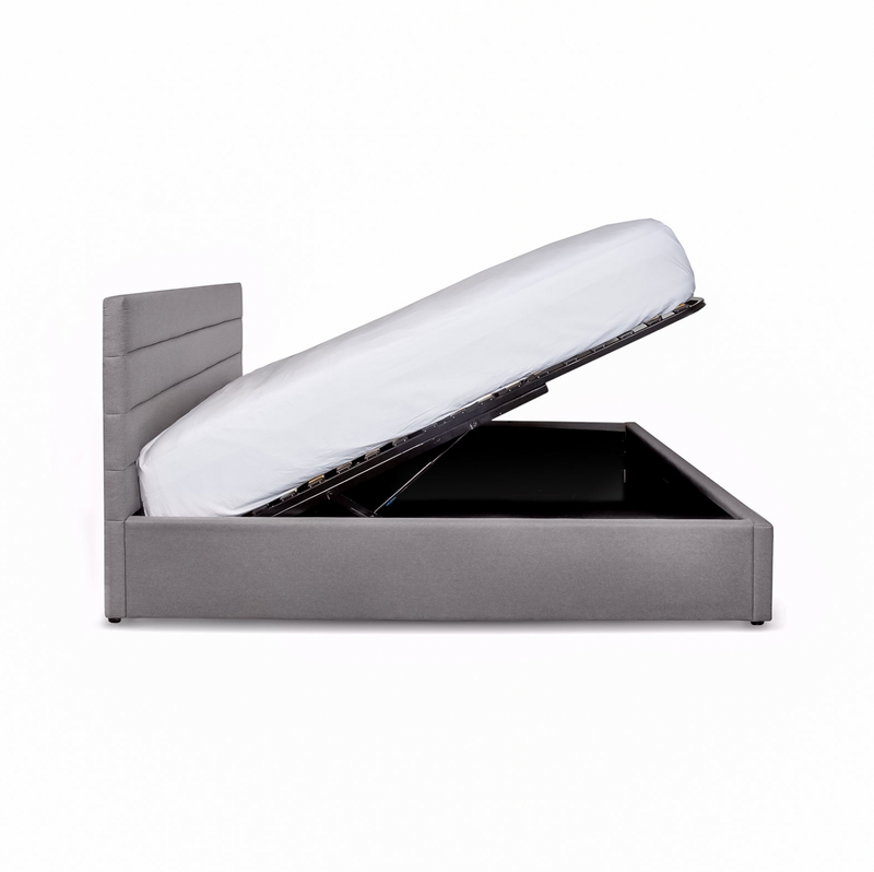 Jacqueline Storage Bed - Greige