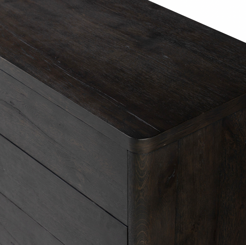 Noeline 6-Drawer Dresser - Smoked Black Oak