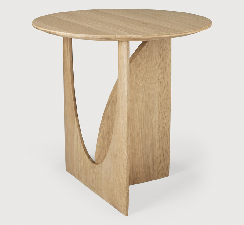 Geometric Side Table - Natural