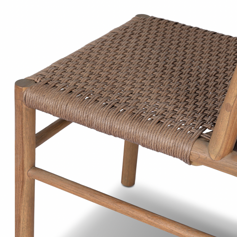 Ashe Outdoor Dining Chair - Tanned Weave