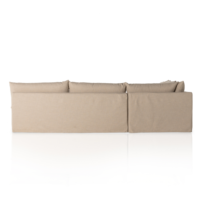 Grant Slipcovered Sectional - Antwerp Taupe